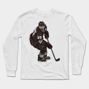 Patrice Bergeron Boston Sketch Long Sleeve T-Shirt